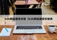 b2b網(wǎng)站建設(shè)價(jià)格（b2b網(wǎng)站建設(shè)價(jià)格表）