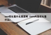 seo優(yōu)化是什么意思呢（seo內(nèi)容優(yōu)化是什么）