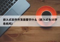 嵌入式軟件開發(fā)需要學(xué)什么（嵌入式有35歲危機(jī)嗎）